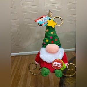 Snug Arooz  Christmas Holmes The Gnome With Squeaker 9.5”